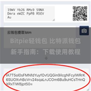 Bitpie轻钱包 比特派钱包新手指南：下载使用教程