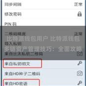 比特派钱包用户 比特派钱包多链资产管理技巧：全面攻略