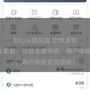 Bitpie国际版 比特派钱包最新版本更新：功能全面升级，用户体验更加顺畅！