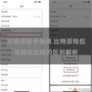 比特派新手指南 比特派钱包与其他钱包的区别解析