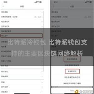 比特派冷钱包 比特派钱包支持的主要区块链网络解析