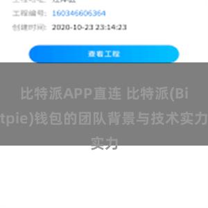 比特派APP直连 比特派(Bitpie)钱包的团队背景与技术实力