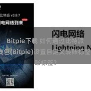Bitpie下载 如何通过比特派钱包(Bitpie)设置自定义转账标签？