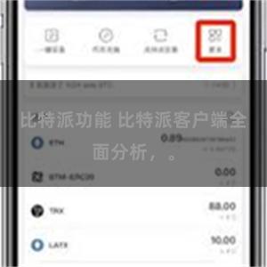 比特派功能 比特派客户端全面分析,。