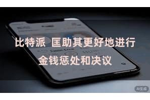 比特派  匡助其更好地进行金钱惩处和决议