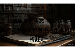 比特派多链生态  传统钞票受政府、金融机构等中心化机构赶走