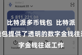 比特派多币钱包  比特派NFT钱包提供了透明的数字金钱往返工作